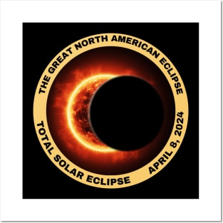 The Great North American Eclipse Posters and Art